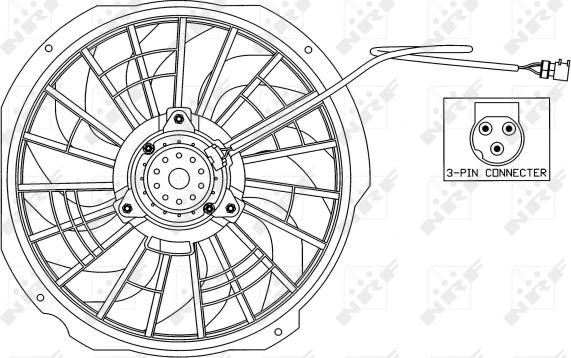 Wilmink Group WG1720127 - Вентилятор, охолодження двигуна autocars.com.ua