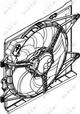 Wilmink Group WG1720549 - Вентилятор, охолодження двигуна autocars.com.ua