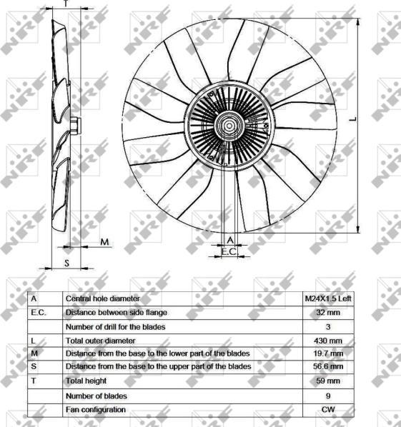 Wilmink Group WG1720963 - Зчеплення, вентилятор радіатора autocars.com.ua