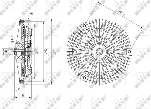 Wilmink Group WG1720973 - Зчеплення, вентилятор радіатора autocars.com.ua