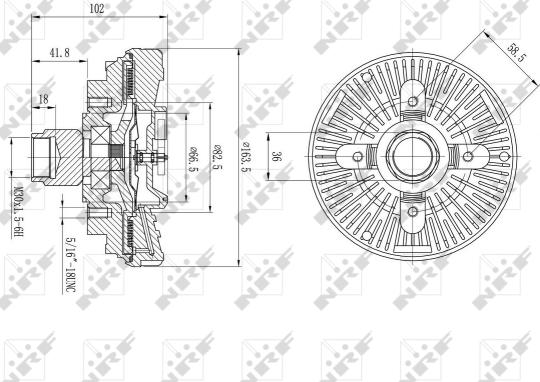 Wilmink Group WG1720994 - Зчеплення, вентилятор радіатора autocars.com.ua