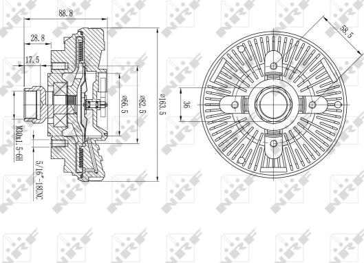 Wilmink Group WG1721007 - Зчеплення, вентилятор радіатора autocars.com.ua