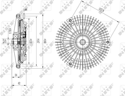 Wilmink Group WG1721013 - Зчеплення, вентилятор радіатора autocars.com.ua