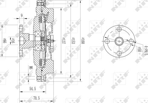 Wilmink Group WG1721020 - Зчеплення, вентилятор радіатора autocars.com.ua