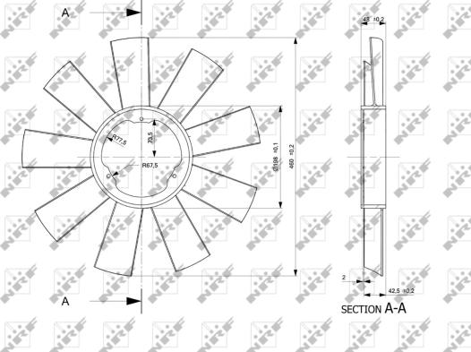 Wilmink Group WG1721058 - Крильчатка вентилятора, охолодження двигуна autocars.com.ua