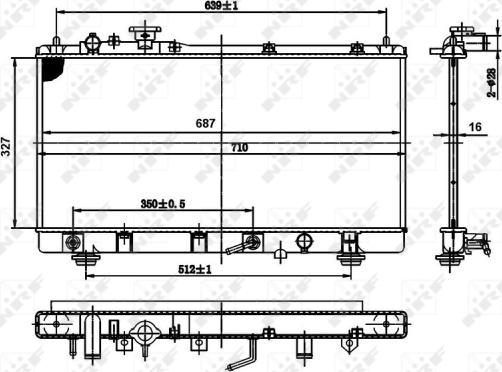 Wilmink Group WG1721139 - Радіатор, охолодження двигуна autocars.com.ua