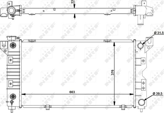 Wilmink Group WG1721175 - Радіатор, охолодження двигуна autocars.com.ua