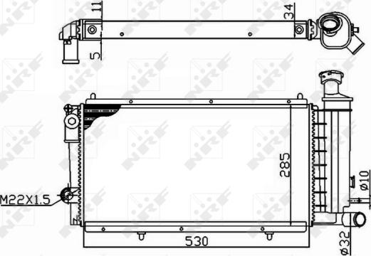 Wilmink Group WG1721264 - Радіатор, охолодження двигуна autocars.com.ua