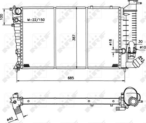 Wilmink Group WG1721268 - Радіатор, охолодження двигуна autocars.com.ua