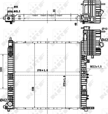 Wilmink Group WG1721394 - Радіатор, охолодження двигуна autocars.com.ua