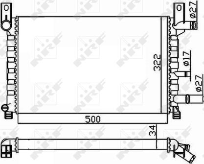 Wilmink Group WG1721410 - Радіатор, охолодження двигуна autocars.com.ua