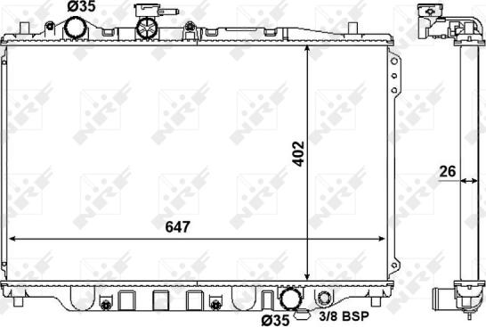 Wilmink Group WG1721418 - Радіатор, охолодження двигуна autocars.com.ua