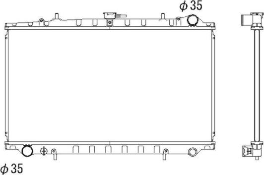 Wilmink Group WG1721431 - Радіатор, охолодження двигуна autocars.com.ua