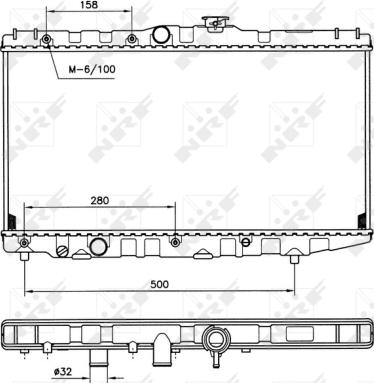 Wilmink Group WG1721466 - Радіатор, охолодження двигуна autocars.com.ua