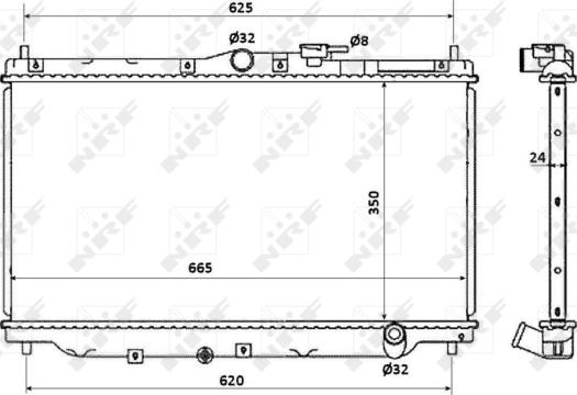 Wilmink Group WG1721477 - Радіатор, охолодження двигуна autocars.com.ua