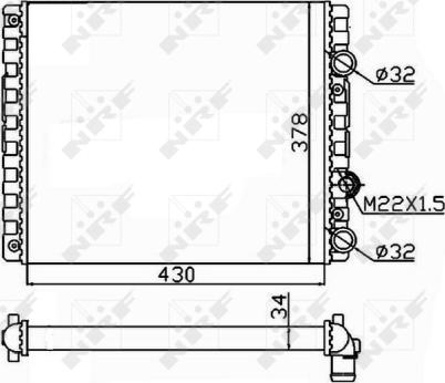 Wilmink Group WG1721502 - Радіатор, охолодження двигуна autocars.com.ua