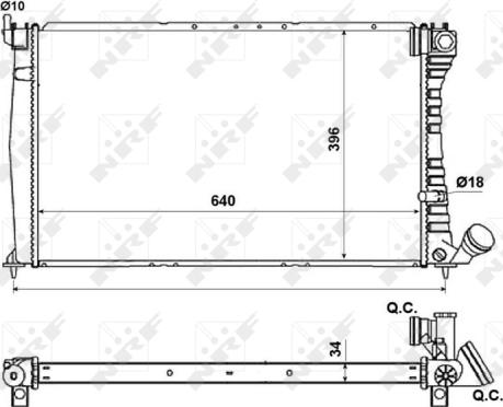 Wilmink Group WG1721542 - Радіатор, охолодження двигуна autocars.com.ua