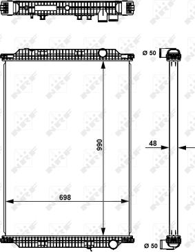 Wilmink Group WG1721570 - Радіатор, охолодження двигуна autocars.com.ua