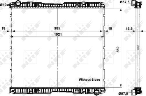 Wilmink Group WG1721575 - Радіатор, охолодження двигуна autocars.com.ua