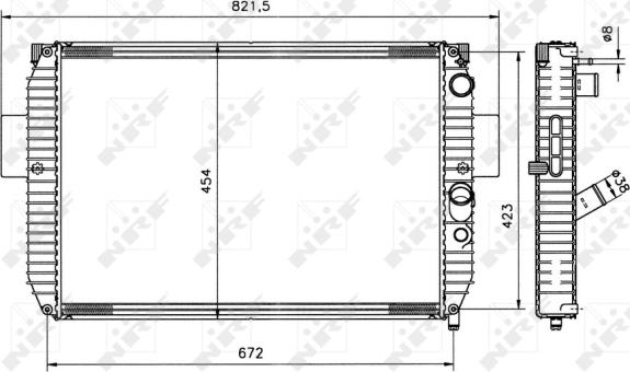 Wilmink Group WG1721643 - Радіатор, охолодження двигуна autocars.com.ua