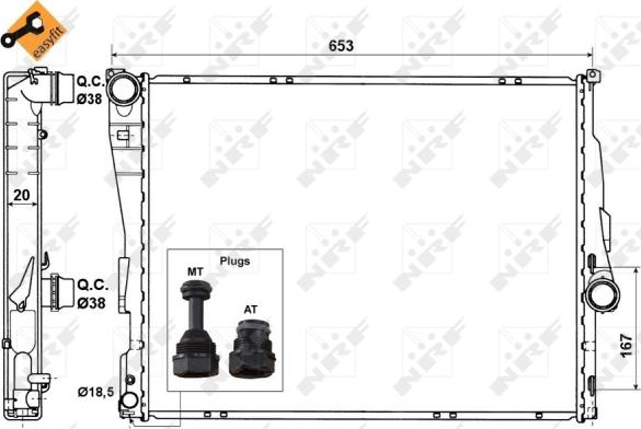 Wilmink Group WG1721652 - Радіатор, охолодження двигуна autocars.com.ua