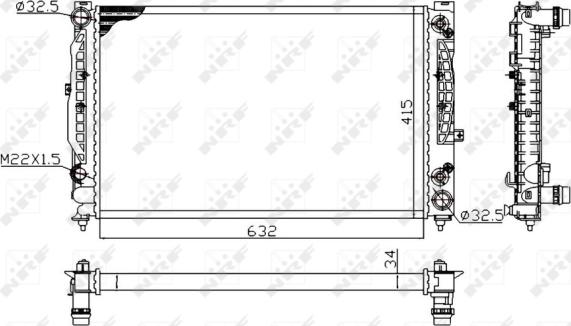 Wilmink Group WG1721699 - Радіатор, охолодження двигуна autocars.com.ua