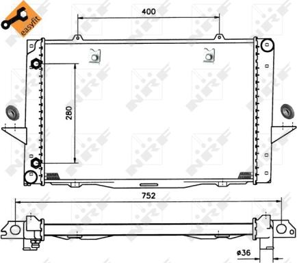 Wilmink Group WG1721701 - Радіатор, охолодження двигуна autocars.com.ua