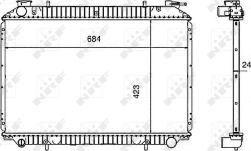 Wilmink Group WG1721711 - Радіатор, охолодження двигуна autocars.com.ua