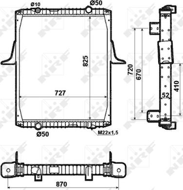 Wilmink Group WG1721743 - Радіатор, охолодження двигуна autocars.com.ua