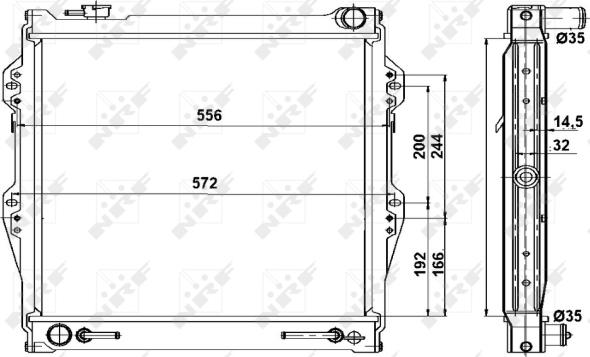 Wilmink Group WG1721806 - Радіатор, охолодження двигуна autocars.com.ua