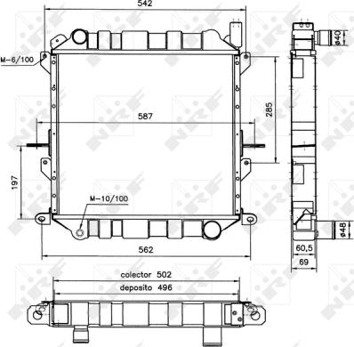 Wilmink Group WG1721825 - Радіатор, охолодження двигуна autocars.com.ua