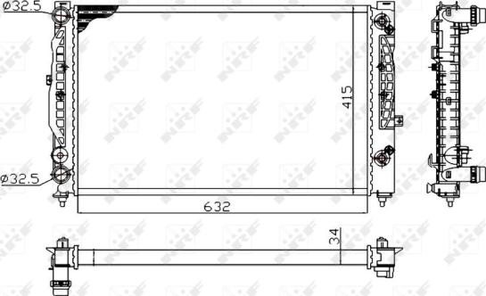 Wilmink Group WG1721931 - Радіатор, охолодження двигуна autocars.com.ua