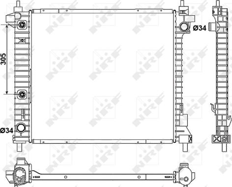 Wilmink Group WG1721989 - Радіатор, охолодження двигуна autocars.com.ua