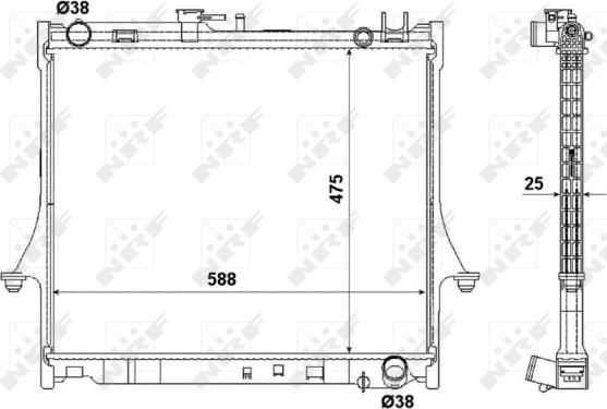 Wilmink Group WG1721998 - Радіатор, охолодження двигуна autocars.com.ua