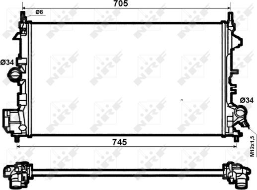 Wilmink Group WG1722016 - Радіатор, охолодження двигуна autocars.com.ua