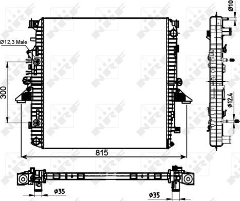 Wilmink Group WG1722034 - Радіатор, охолодження двигуна autocars.com.ua