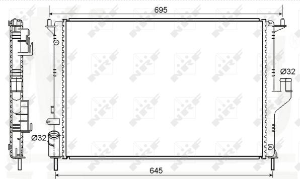 Wilmink Group WG1722054 - Радіатор, охолодження двигуна autocars.com.ua