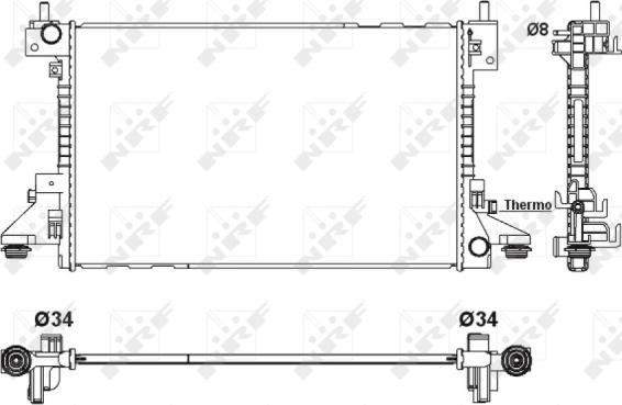 Wilmink Group WG1722096 - Радіатор, охолодження двигуна autocars.com.ua