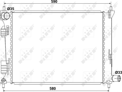 Wilmink Group WG1722101 - Радіатор, охолодження двигуна autocars.com.ua