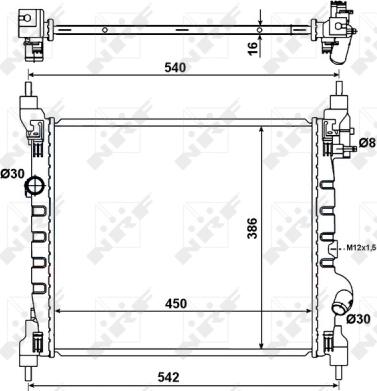 Wilmink Group WG1722128 - Радіатор, охолодження двигуна autocars.com.ua