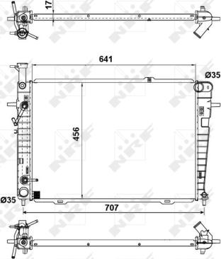 Wilmink Group WG1722228 - Радіатор, охолодження двигуна autocars.com.ua