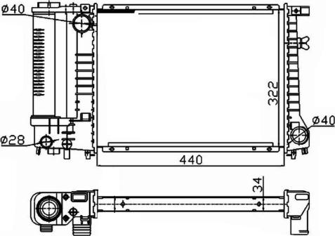 Wilmink Group WG1722307 - Радиатор, охлаждение двигателя autodnr.net