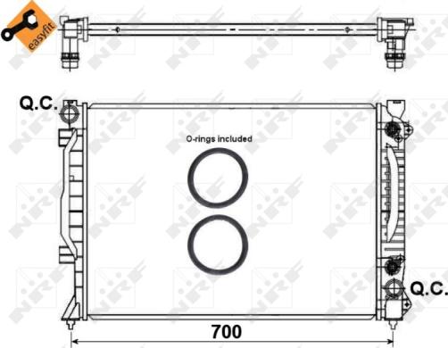 Wilmink Group WG1722325 - Радиатор, охлаждение двигателя autodnr.net