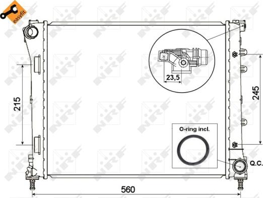 Wilmink Group WG1722393 - Радіатор, охолодження двигуна autocars.com.ua