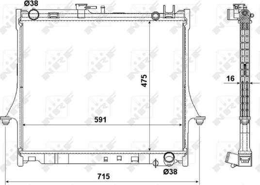 Wilmink Group WG1722406 - Радіатор, охолодження двигуна autocars.com.ua