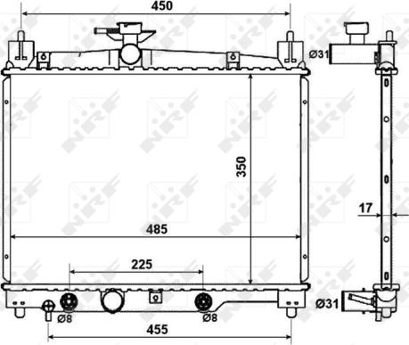 Wilmink Group WG1722440 - Радіатор, охолодження двигуна autocars.com.ua