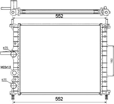 Wilmink Group WG1722448 - Радіатор, охолодження двигуна autocars.com.ua