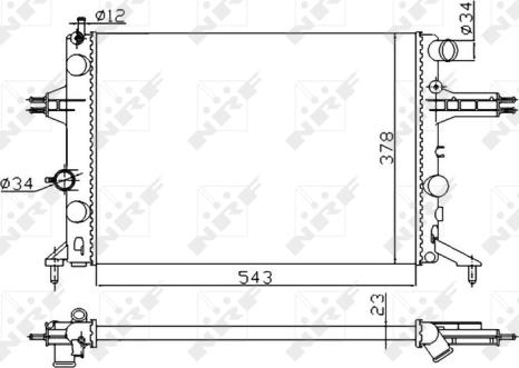 Wilmink Group WG1722465 - Радіатор, охолодження двигуна autocars.com.ua