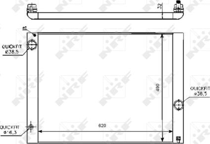 Wilmink Group WG1722551 - Радіатор, охолодження двигуна autocars.com.ua