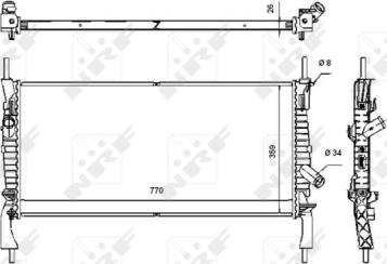 Wilmink Group WG1722566 - Радіатор, охолодження двигуна autocars.com.ua